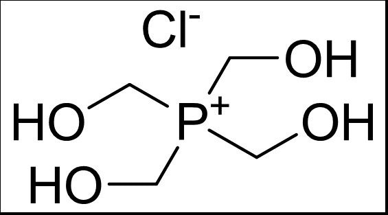 CAS 124-64-1 Tetrakis-Hydroxymethyl Phosphonium Chloride THPC سائل عديم اللون أو القش الأصفر